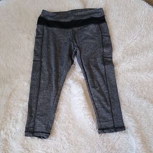 Take A Walk Gray Cropped Workout Pants